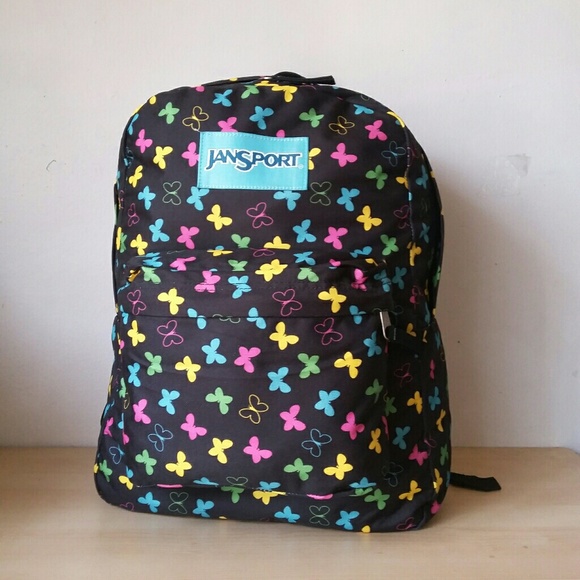 butterfly jansport backpack
